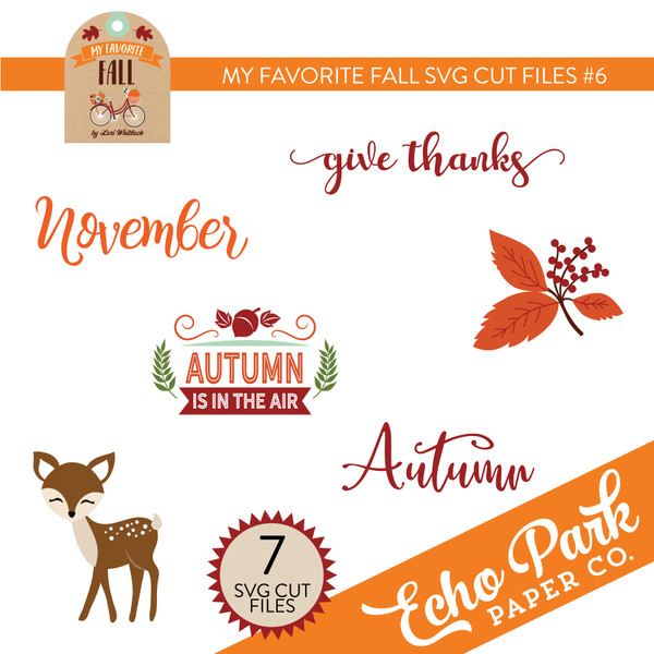 My Favorite Fall SVG Cut Files #6