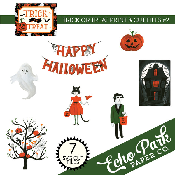 Trick Or Treat Print & Cut Files #2