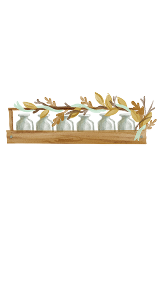 Fall Market Bottles Print & Cut File