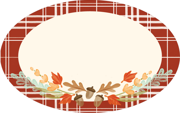 Fall Market Flat Card #2 Print & Cut File