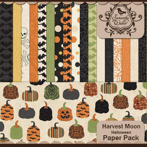 Harvest Moon Halloween Papers
