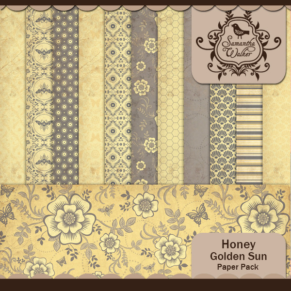 Honey Golden Sunlight Paper Pack