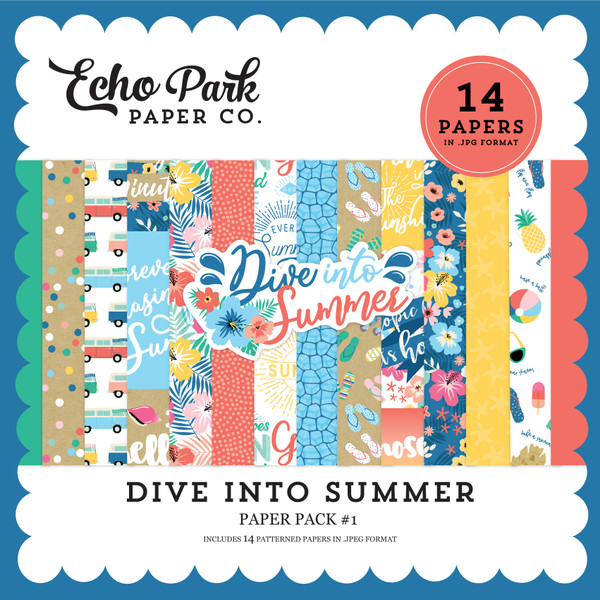 Dive Into Summer Paper Pack #1