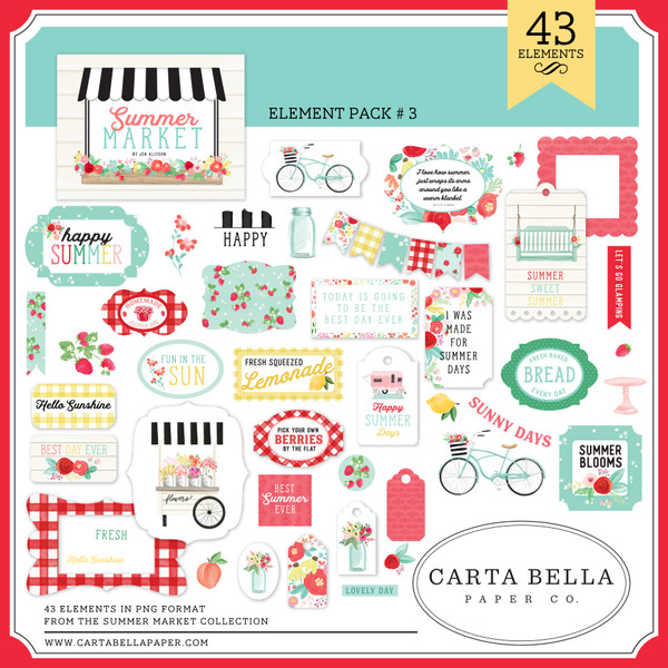 Summer Market Element Pack #3