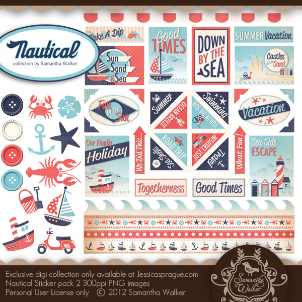 Nautical Sticker Collection 2