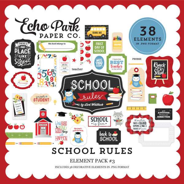 School Rules Element Pack #3