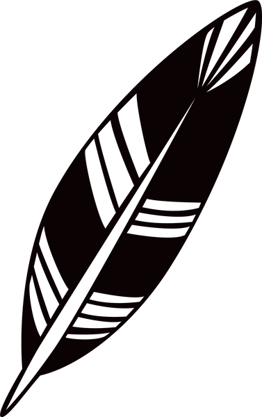 Little Lumberjack Feather SVG Cut File