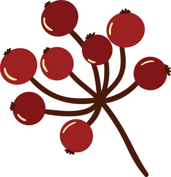 My Favorite Fall Berries 3 SVG Cut File