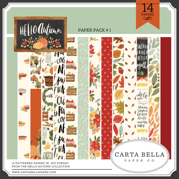 Hello Autumn Paper Pack #1