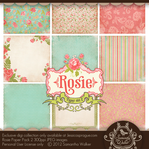 Rosie paper kit collection 2