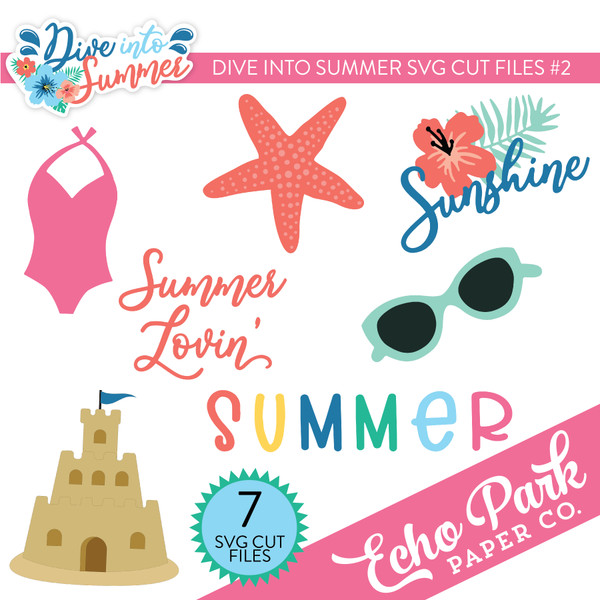 Dive Into Summer SVG Cut Files #2