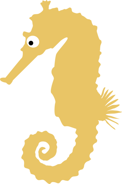 By The Sea Seahorse SVG Cut File