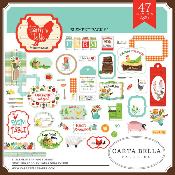 Farm to Table Element Pack #1