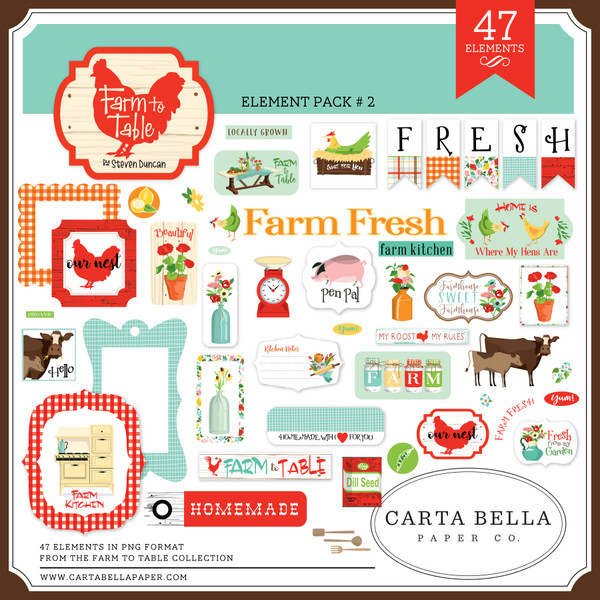 Farm to Table Element Pack #2