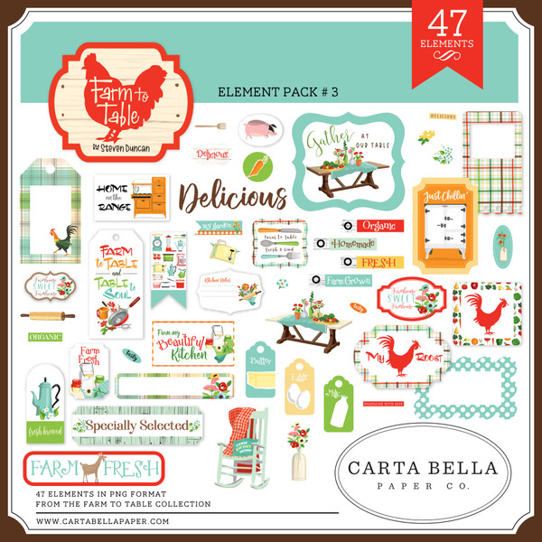 Farm to Table Element Pack #3