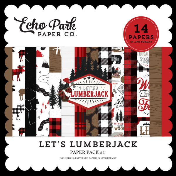 Let's Lumberjack Paper Pack #1
