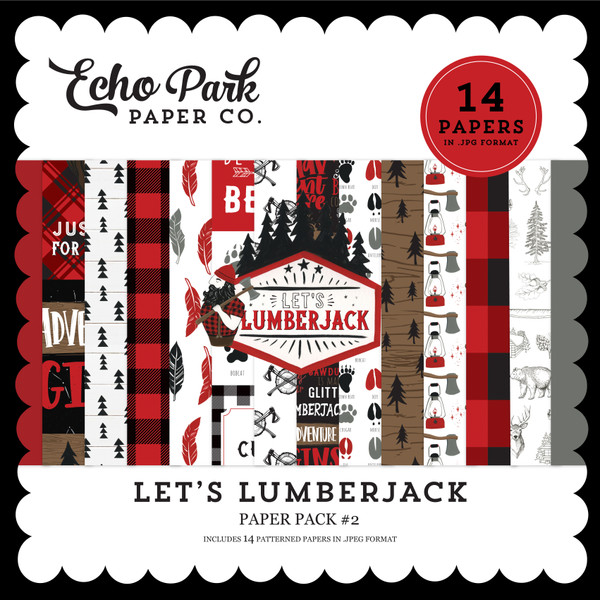 Let's Lumberjack Paper Pack #2