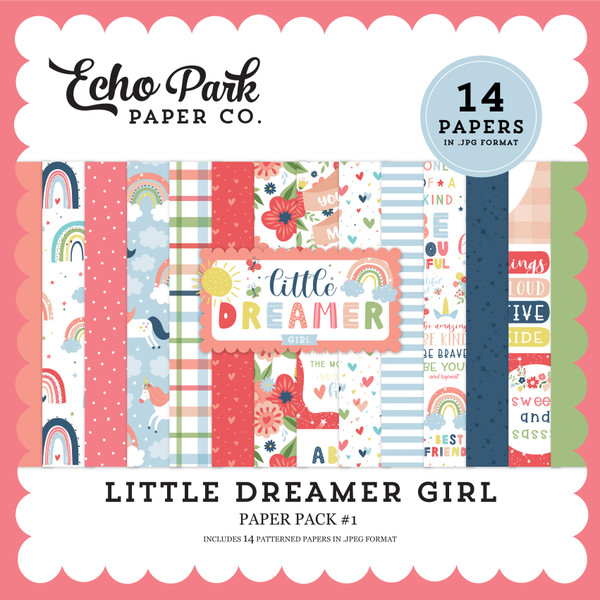 Little Dreamer Girl Paper Pack #1