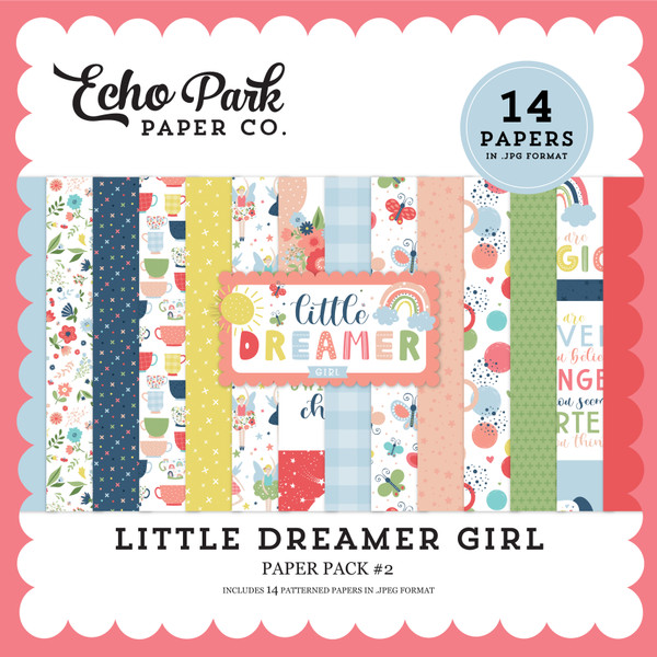 Little Dreamer Girl Paper Pack #2