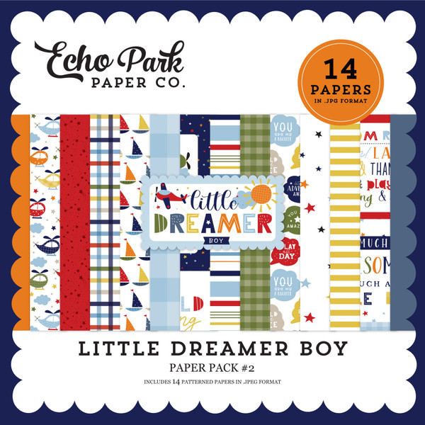Little Dreamer Boy Paper Pack #2