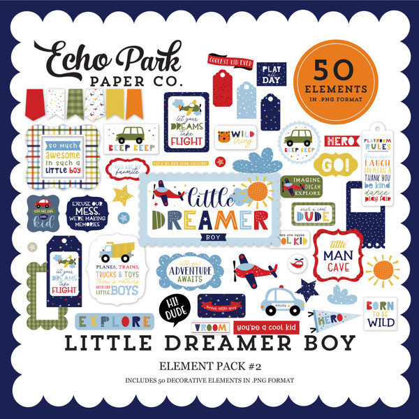 Little Dreamer Boy Element Pack #2