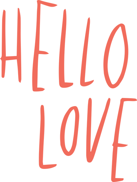 Hello Love SVG Cut File
