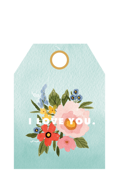 I Love You Tag Print and Cut Files