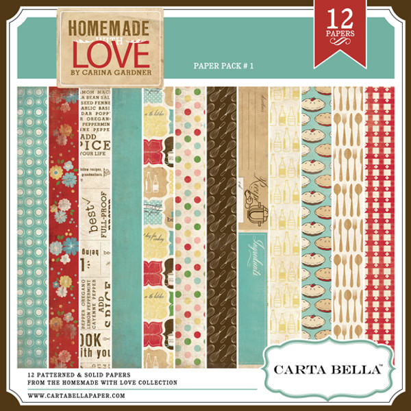 Homemade with Love Paper Pack 1