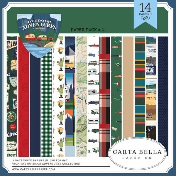 Outdoor Adventures Paper Pack #2
