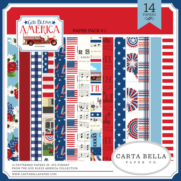 God Bless America Paper Pack #1