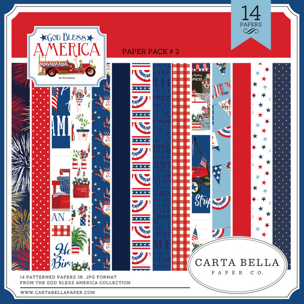 God Bless America Paper Pack #2