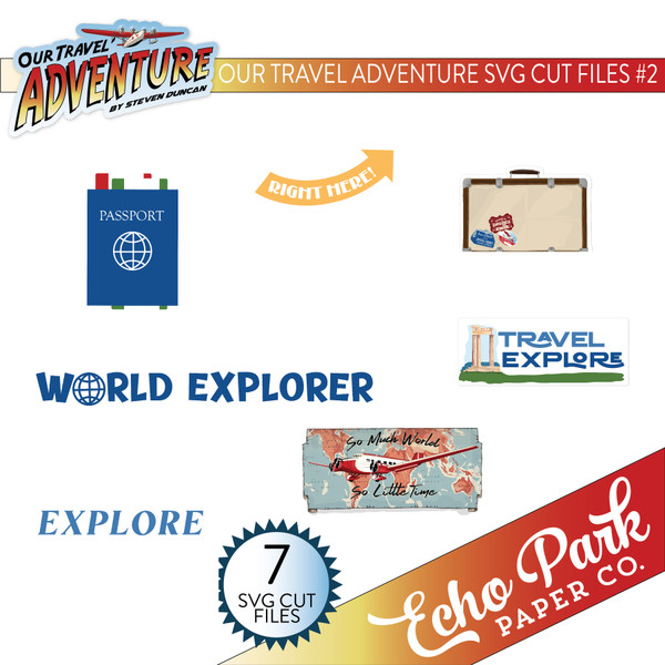 Our Travel Adventure Group SVG Cut Files #2