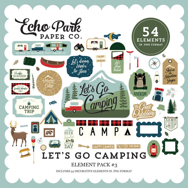 Let's Go Camping Element Pack #3