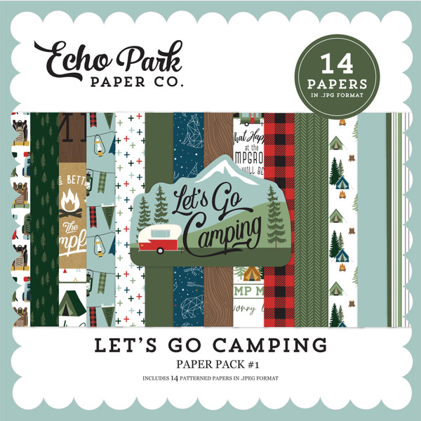 Let's Go Camping Paper Pack #1