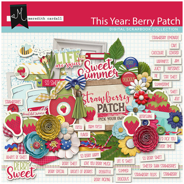 This Year: Berry Patch Element Pack