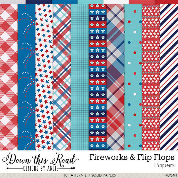 Fireworks & Flip Flops | Paper Pack