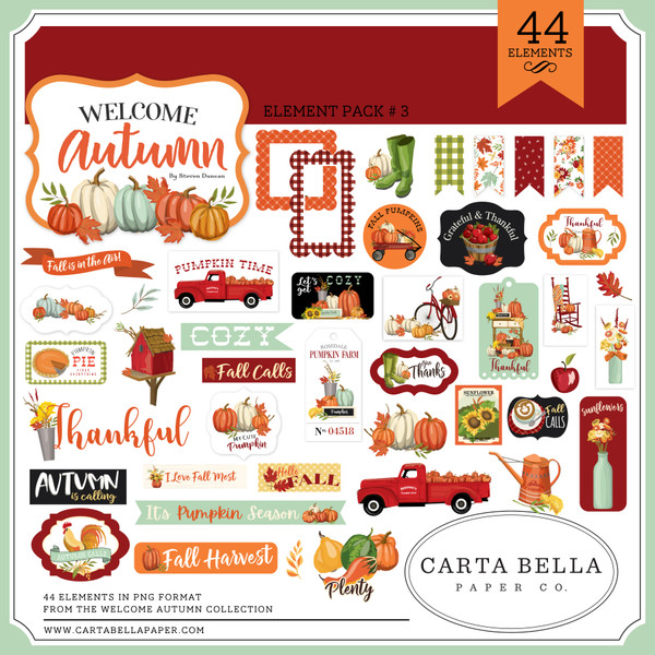Welcome Autumn Element Pack #3