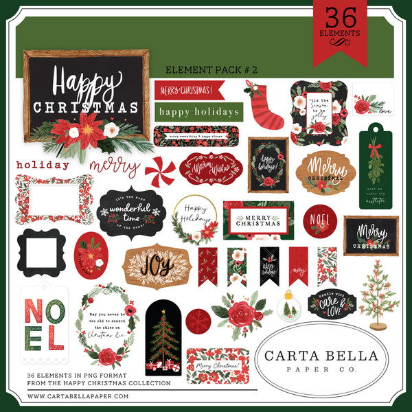 Happy Christmas Element Pack #2