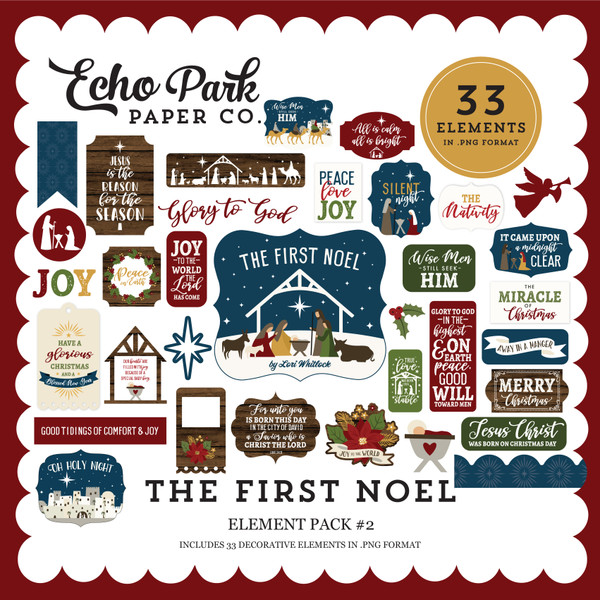 The First Noel Element Pack #2