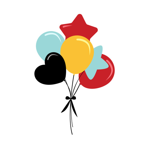 Balloons #2 SVG Cut File