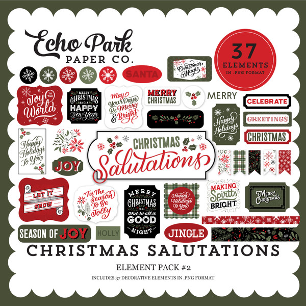 Salutations Christmas Element Pack #2