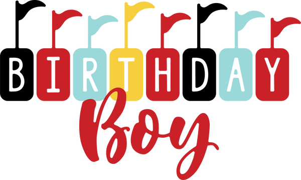 Birthday Boy Banner SVG Cut File