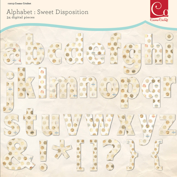 Sweet Disposition Alphabet