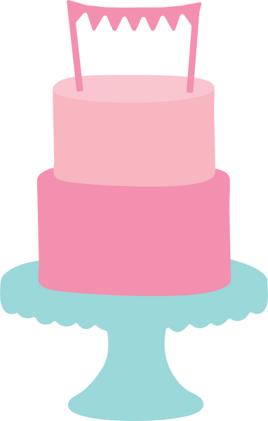 Pink Cake SVG Cut Files