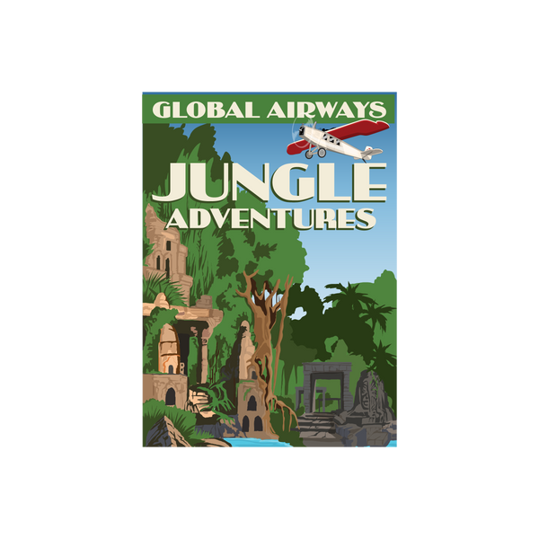 Jungle Adventures Print and Cut File