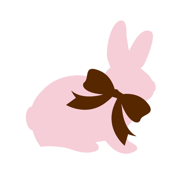 Bunny and Bow SVG Cut File