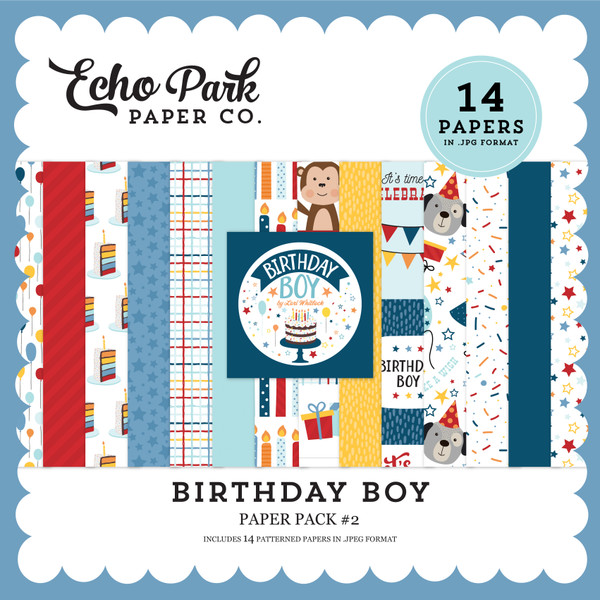 Birthday Boy Paper Pack #2