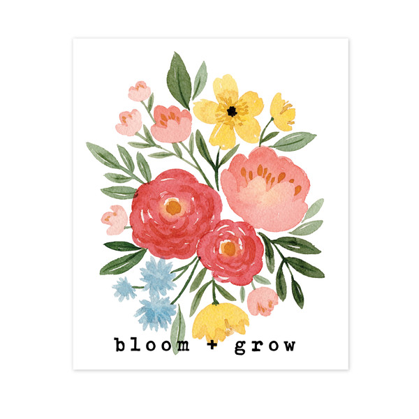 Bloom And Grow Print And Cut File