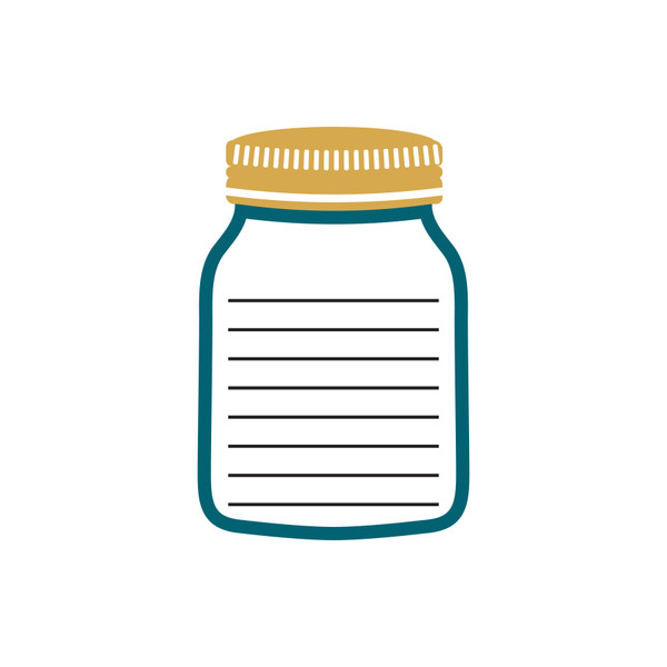 Mason Jar SVG Cut File