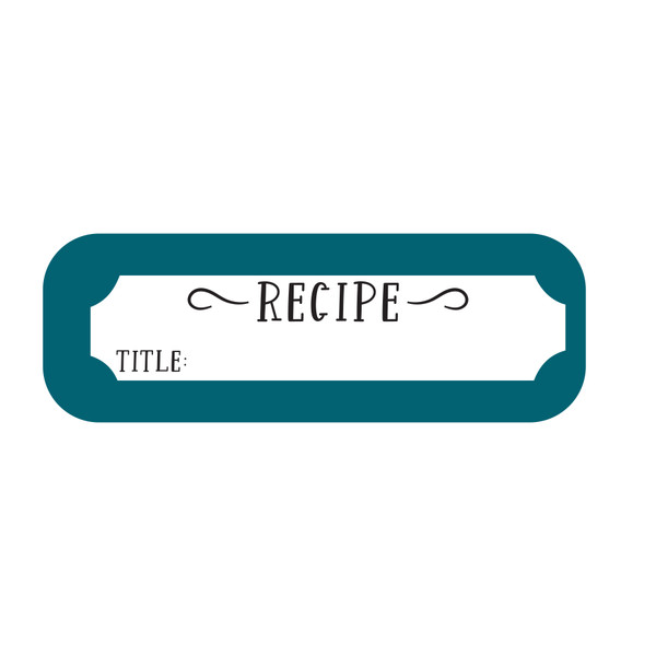 Recipe Card SVG Cut File